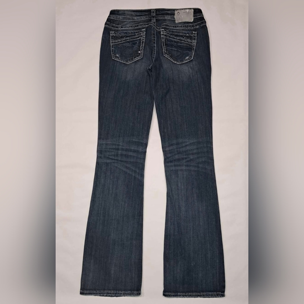 Silver Aiko Boot Cut Jeans Size 29 X 35 - New Without Tags - Picture 2 of 10